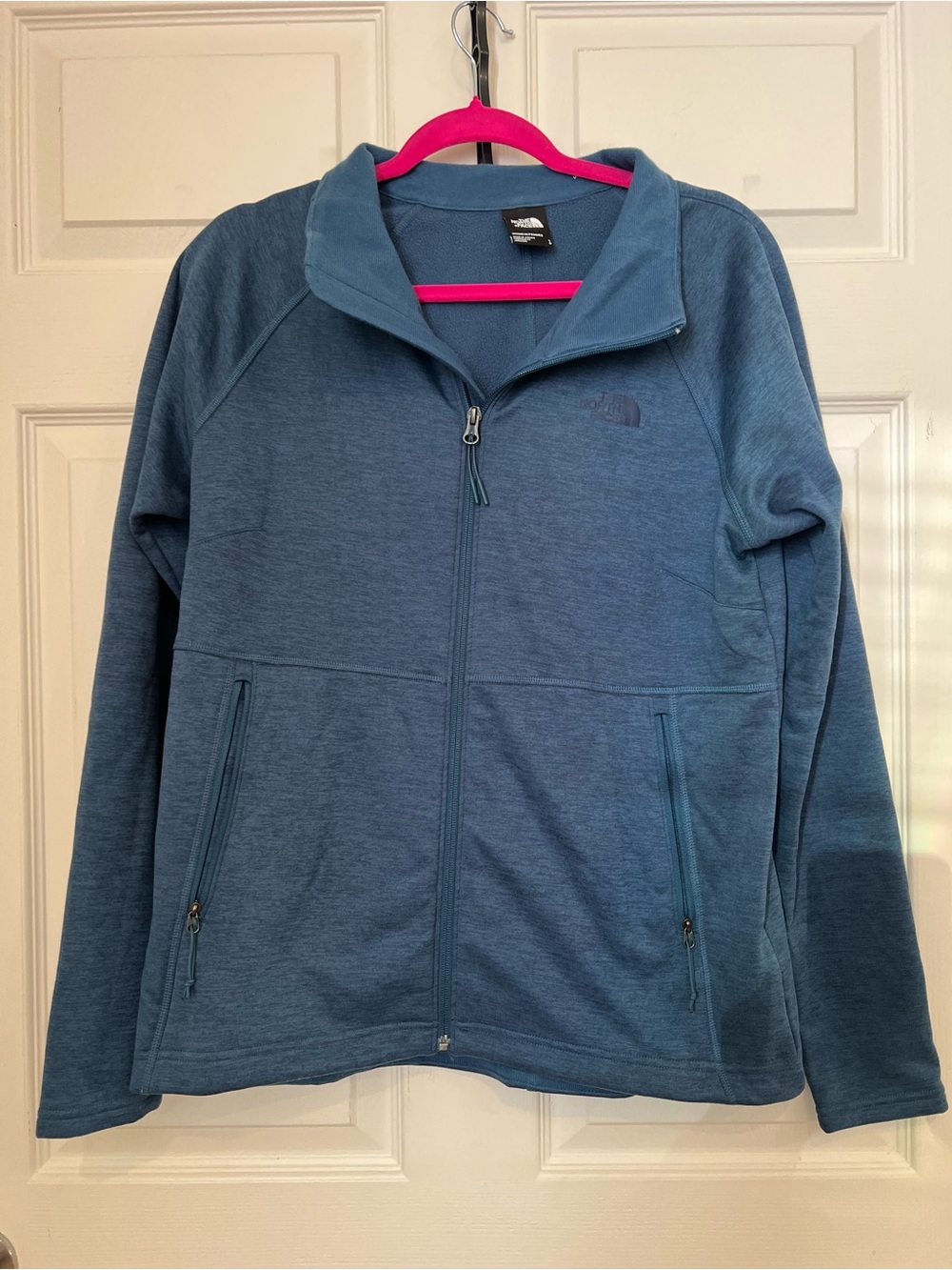 The North Face Women's Heather Slate blue Full-Zip Lightweight Jacket
